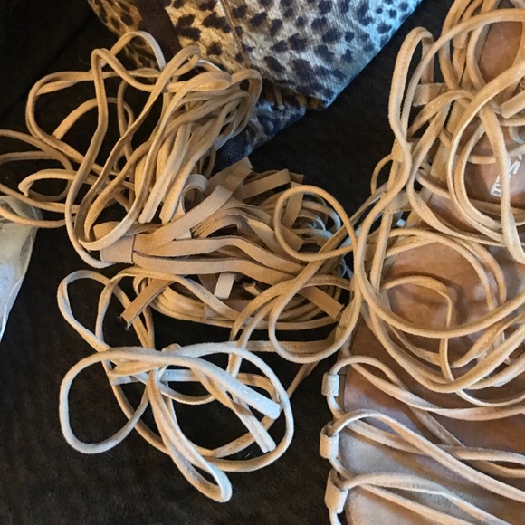 🎉1 LEFT BLOWOUT🎉Jeffrey Campbell Lace Up Heels - Picture 7 of 8